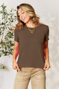 Basic Full Size Round Neck Short Sleeve T-Shirt