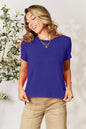 Basic Full Size Round Neck Short Sleeve T-Shirt