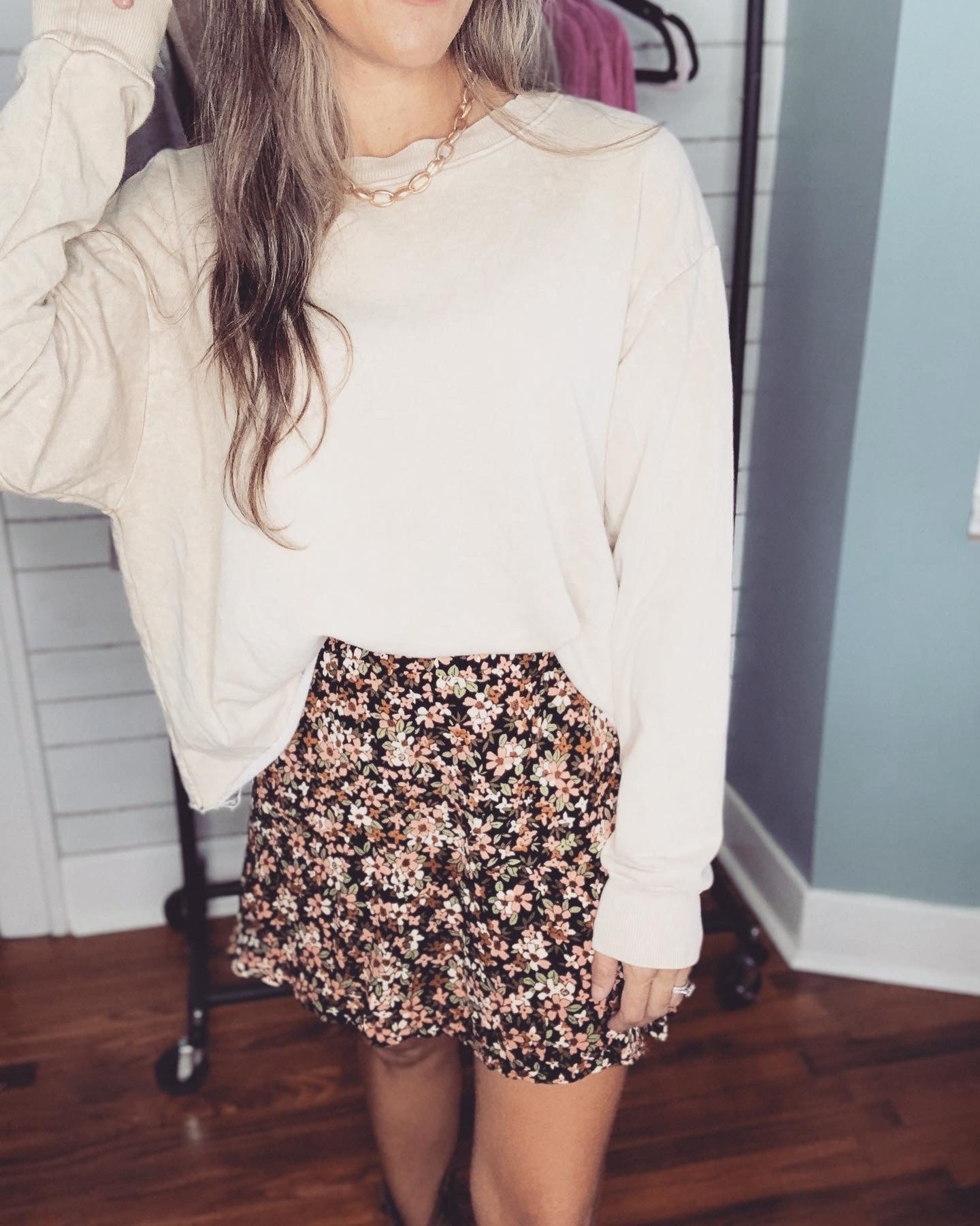 Floral Skort