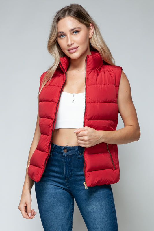 Puffer Vest | Ruby