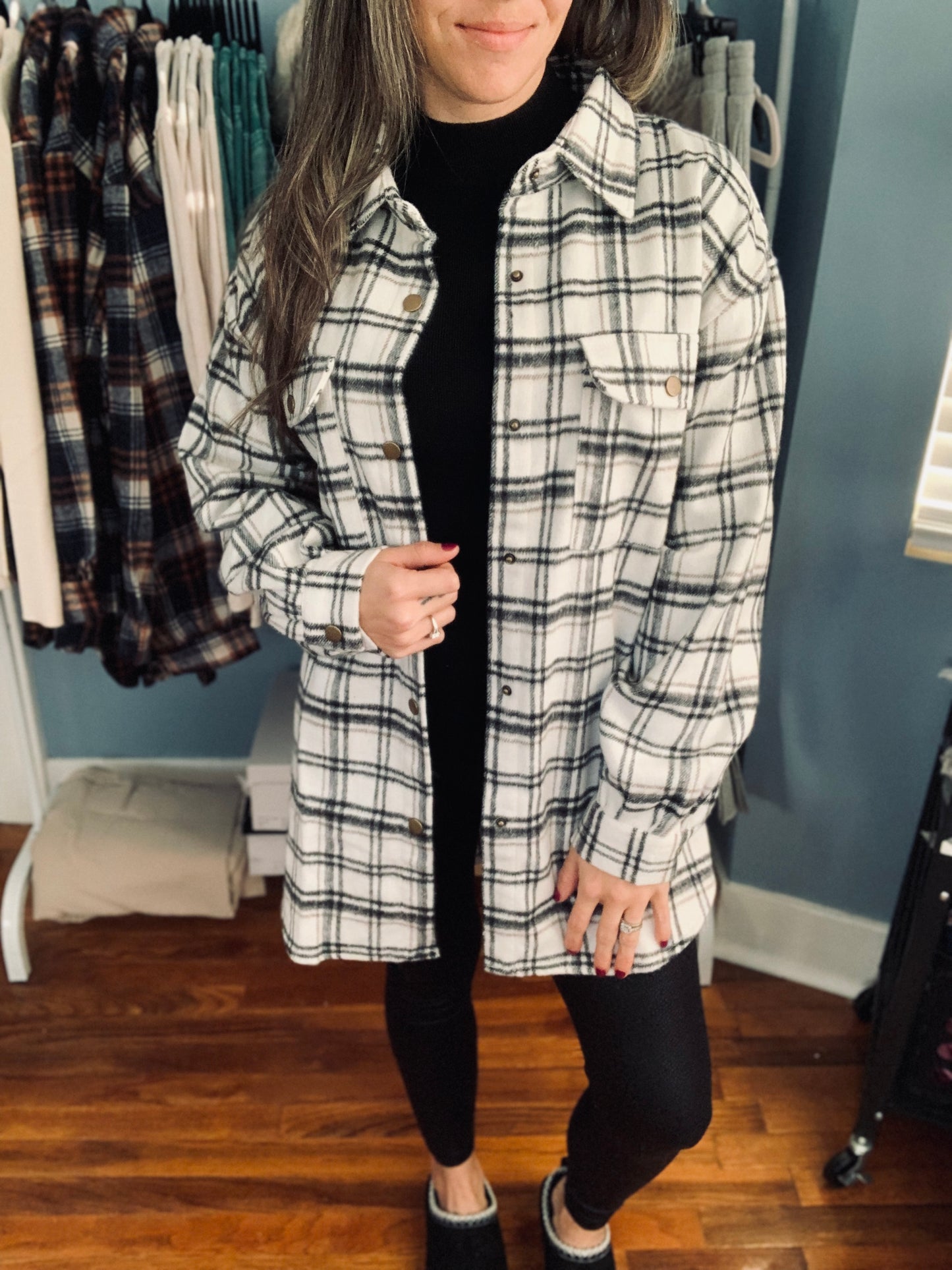 Flannel Plaid Shacket