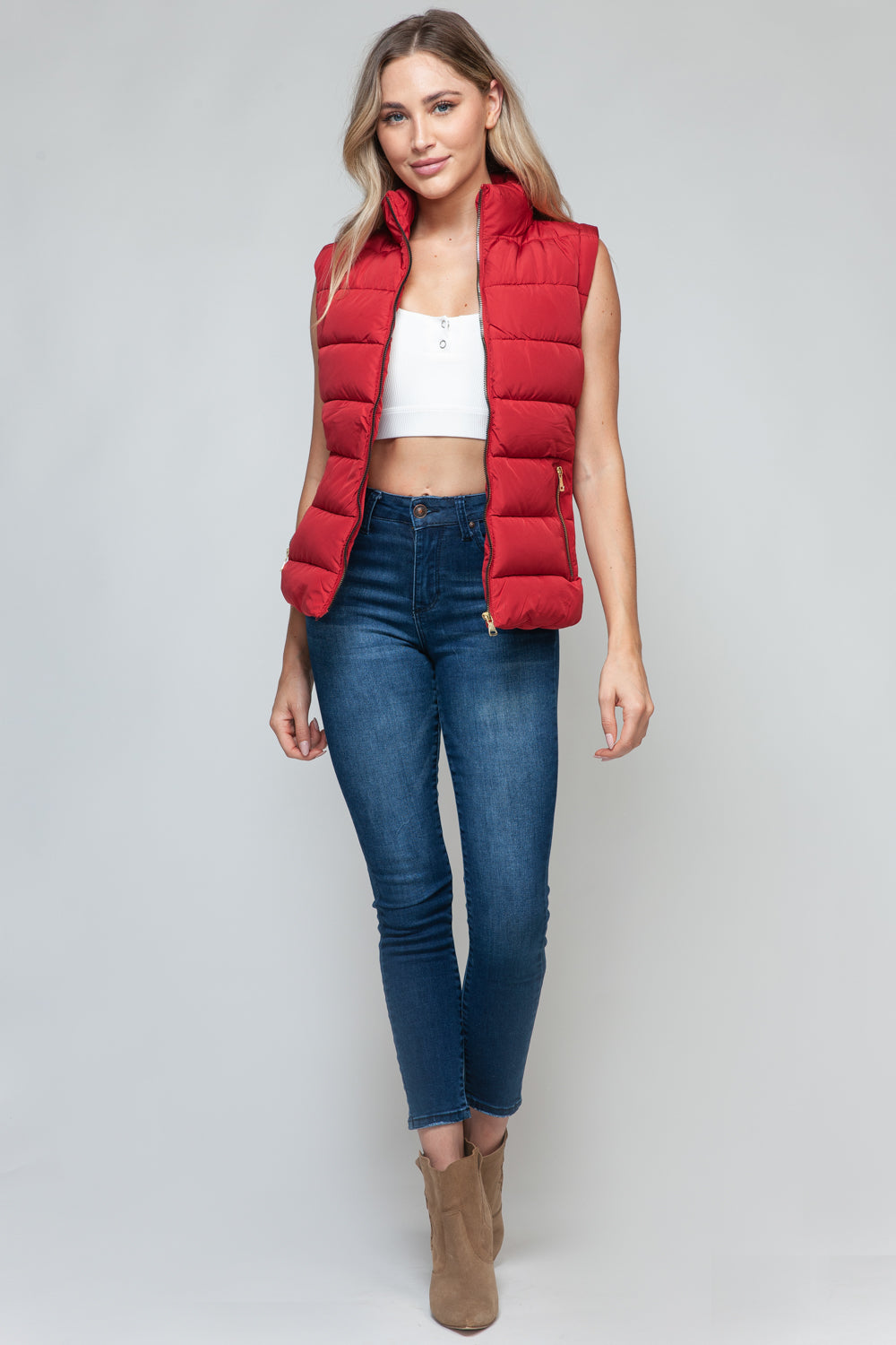 Puffer Vest | Ruby