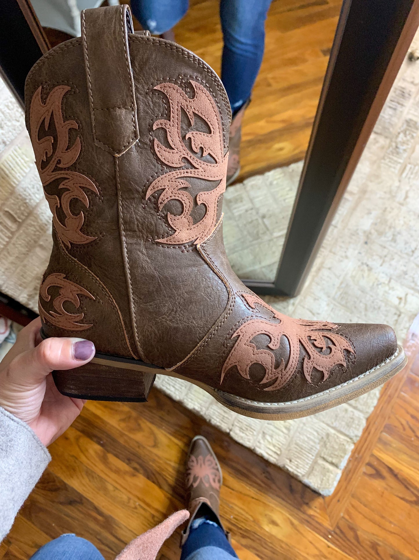 Whitney Ankle Cowboy Boots