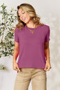 Basic Full Size Round Neck Short Sleeve T-Shirt