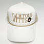 Calm Your Mitts Baseball Trucker Hat | Ivory/Brown Rope