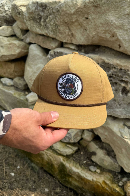 Youth Cap - Duck and Dog - Coyote Tan