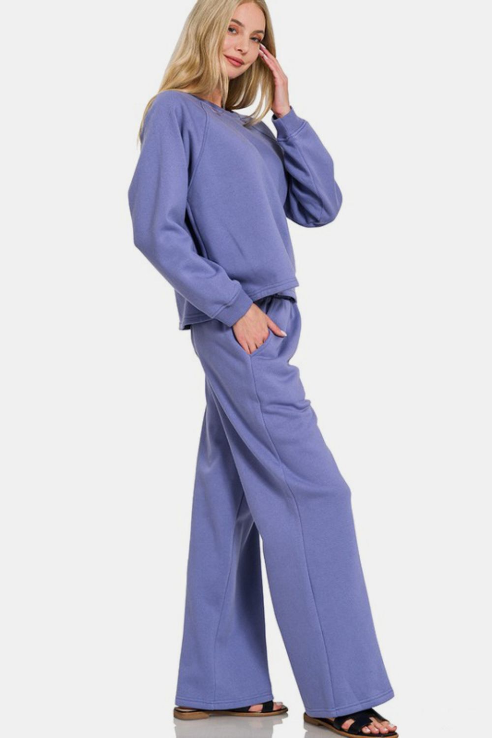 Modern Luxe Pants Set | Blue