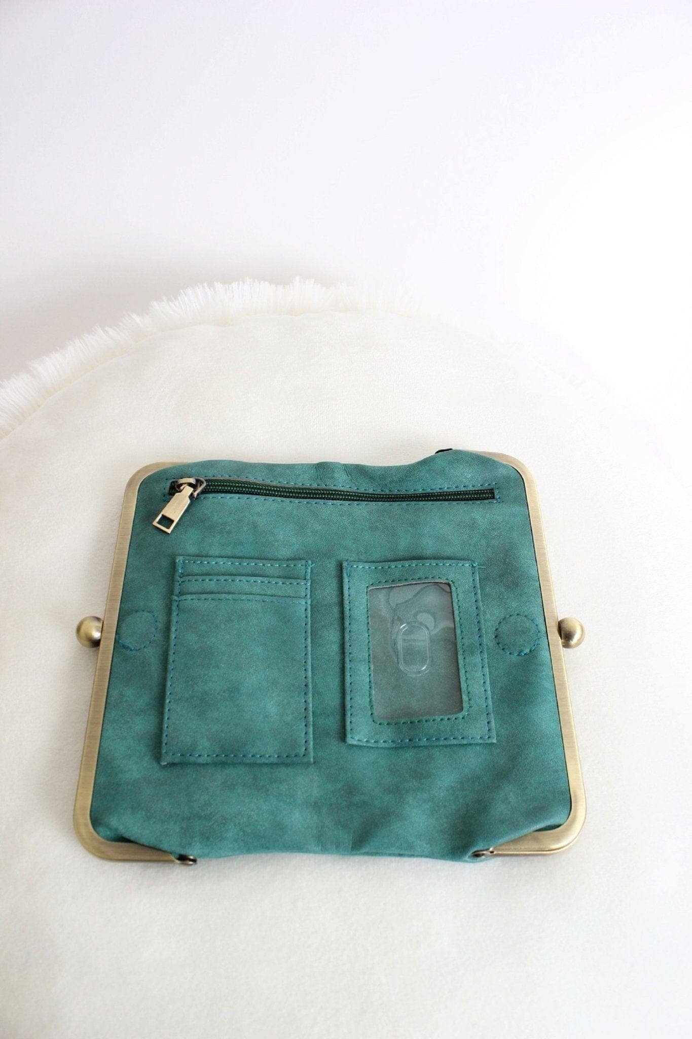 Karen Hobo Wallet | Turquoise