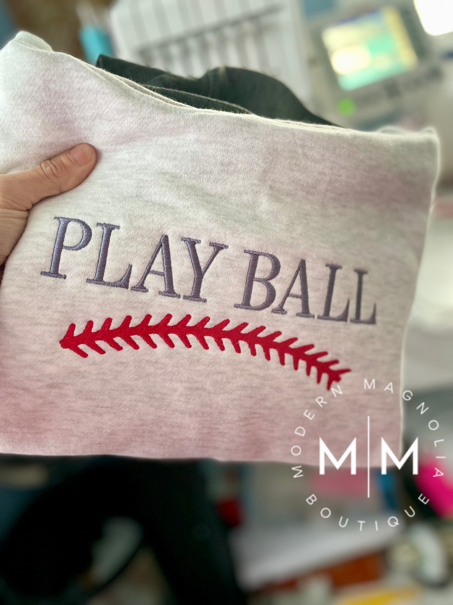 Play Ball Contrast Hoodie