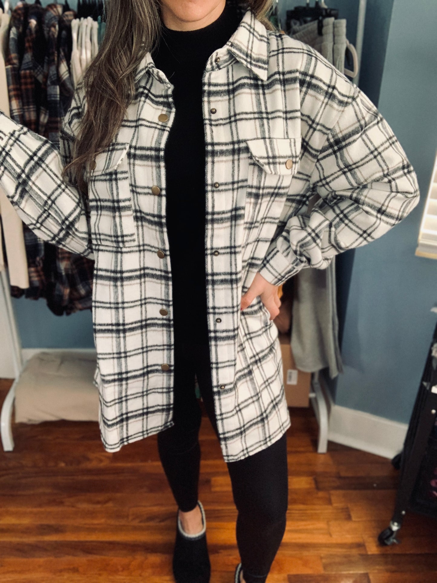 Flannel Plaid Shacket