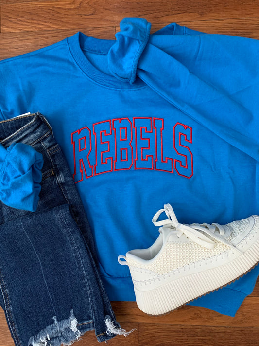 REBELS Embroidered Crewneck