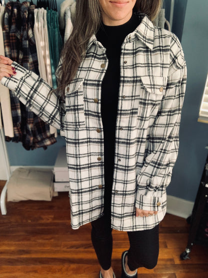 Flannel Plaid Shacket