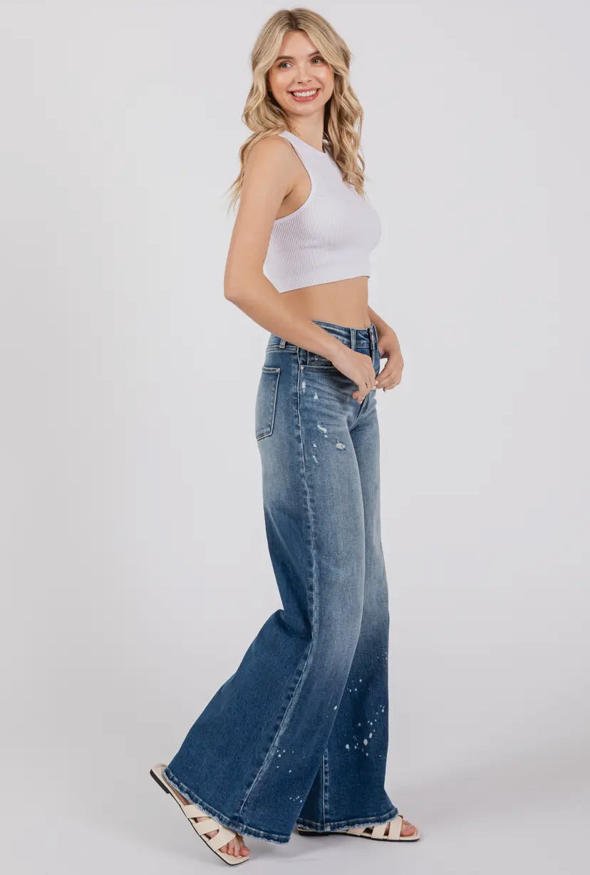 The Taylor Wide Leg Jeans