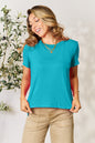 Basic Full Size Round Neck Short Sleeve T-Shirt