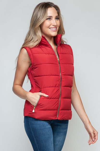 Puffer Vest | Ruby