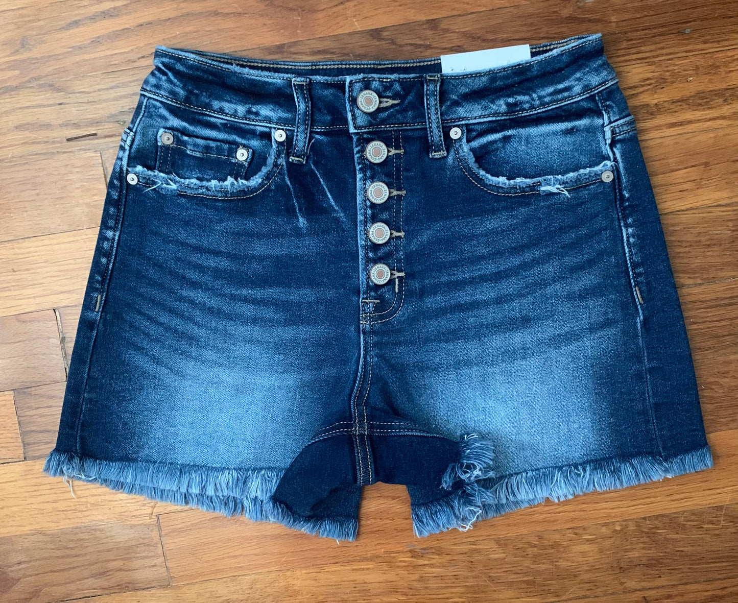 Frayed Denim Shorts