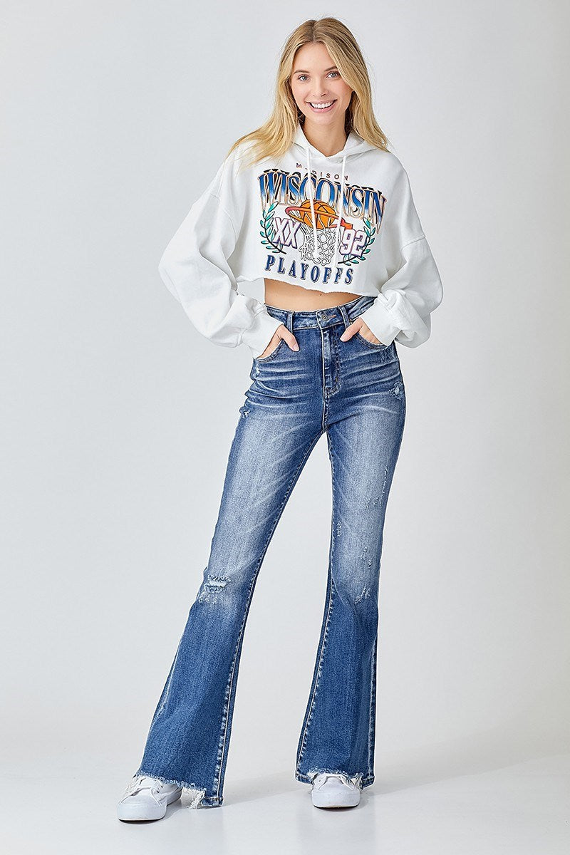 Valerie Vintage Wash Flares